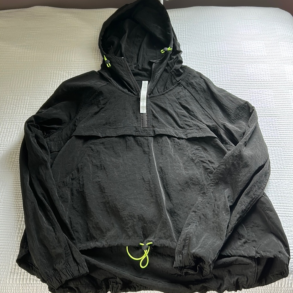 Lululemon Black Rain Jacket Pullover